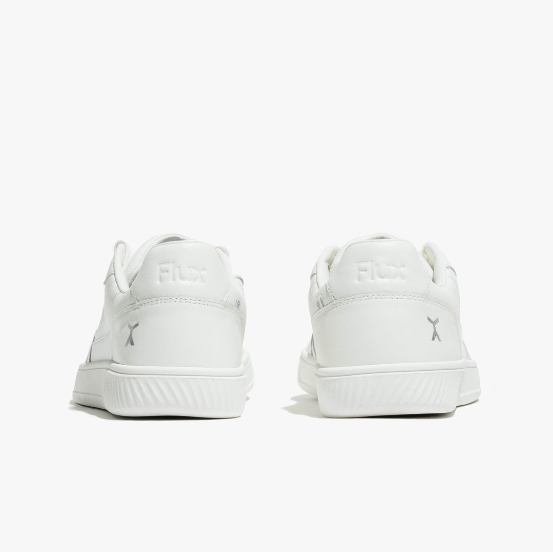 Flux Footwear Adapt Shoes Mens 10 White Leather Trainer Comfort Walking Sneakers s-l400.jpg main image 4